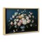 Stupell Industries Moody Blue Floral Vase Floating Frame, design by Petal Prints Design